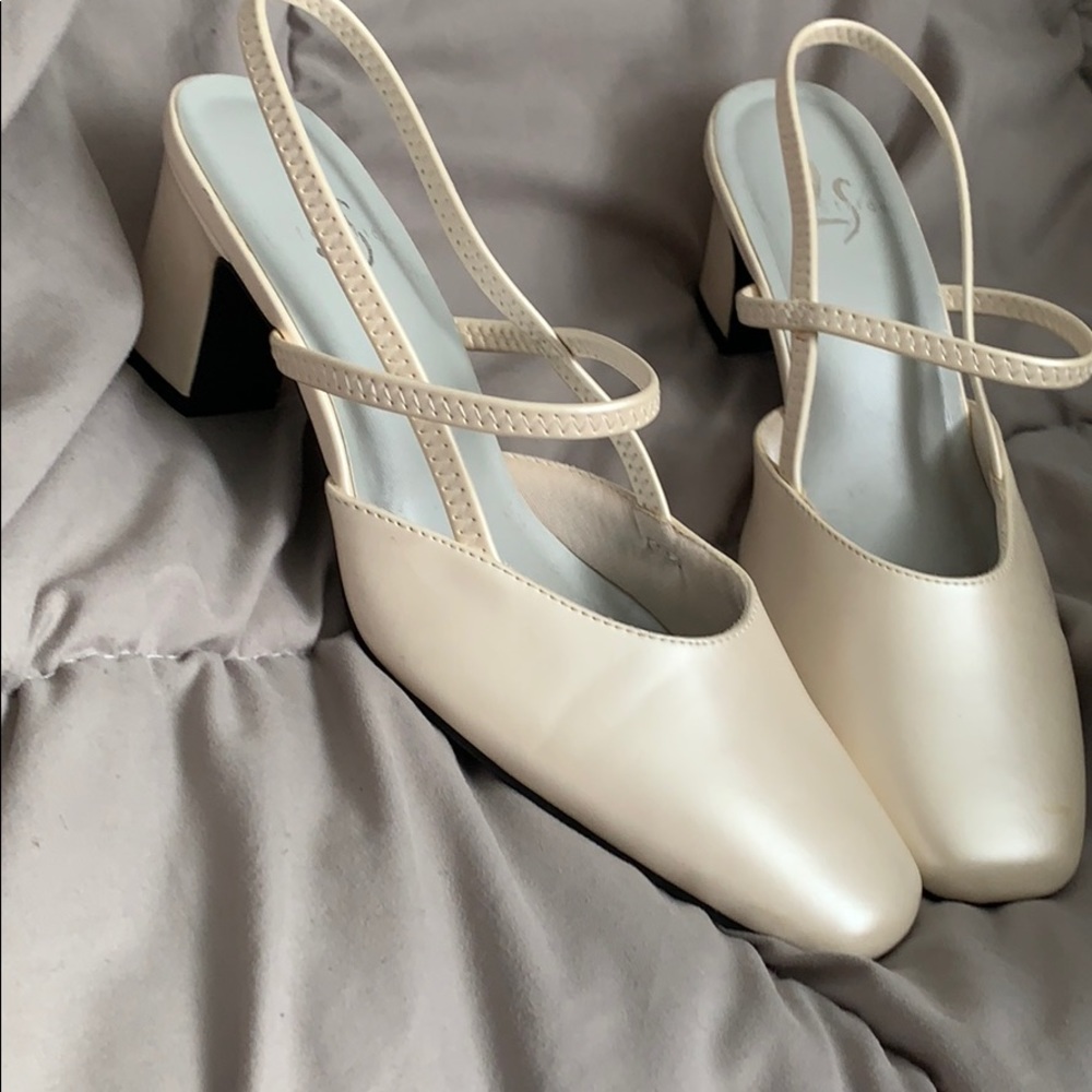 White Heeled Shoes